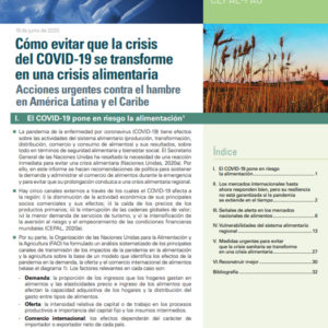 Cómo evitar que la crisis del COVID-19 se transforme en una crisis alimentaria