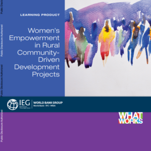 Women’s Empowerment in Rural Community-Driven Development Projects