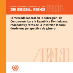El mercado laboral en la subregión de Centroamérica y la República Dominicana: realidades y retos de la inserción laboral desde una perspectiva de género.