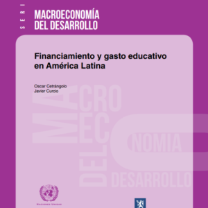 Macroeconomía del desarrollo. Financiamiento y gasto educativo en América Latina.
