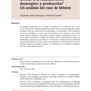 ¿Puede el sector informal afectar a la relación entre desempleo y producción? Un análisis del caso de México.