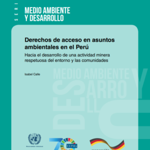Derechos de acceso en asuntos ambientales en el Perú: hacia el desarrollo de una actividad minera respetuosa del entorno y las comunidades.