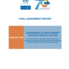 Final assessment report. Assessment of Development Account Project 14/15 BG: Promoting Equality: Strengthening the capacity of selected developing countries to design and implement equality-oriented public policies and programmes.