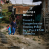 Lograr un equilibrio: hacia una política integral de vivienda para una Colombia post-COVID. Programa Global de Vivienda Resiliente